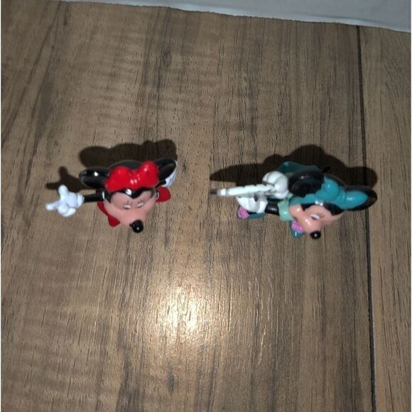 DISNEY Applause MINNIE MOUSE PVC Set Of 2 Figurines Vintage. They contain scuffs - Picture 3 of 7